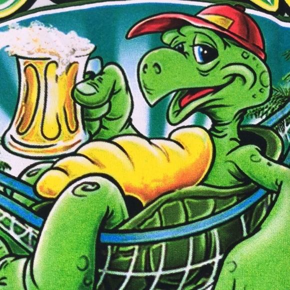 NEW GILDAN ULTRA COTTON GRAPHIC BEACH TOP SHIRT 100% COTTON COOTERS BAR SMALL - Picture 9 of 11